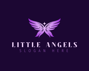 Magical Fairy Wings logo design