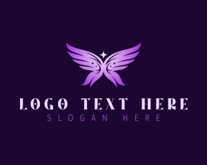 Magical Fairy Wings Logo