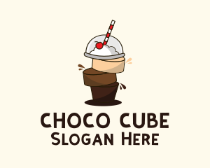 Chocolate Caramel Smoothie Logo