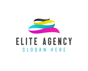 Ribbon Advertising Agency logo design