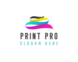 Printer - Ribbon Advertising Agency logo design