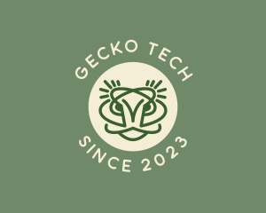 Gecko Lizard Pet logo design