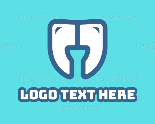 Dental Teeth Quote Logo