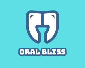 Oral - Dental Teeth Quote logo design