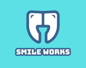 Dental Teeth Quote logo design