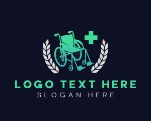 Disability - Medical Wheelchair Equipment logo design