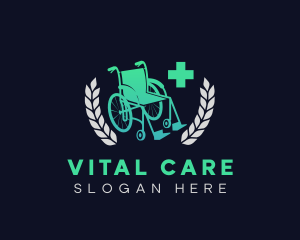 Medical Wheelchair Equipment logo design