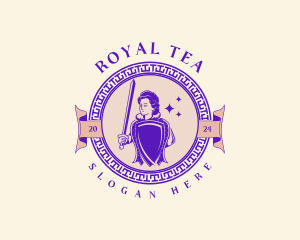 Royal Queen Warrior logo design