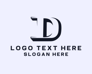 Letter D - Construction Builder Firm logo design