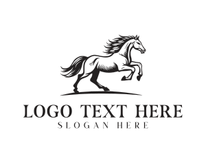 Stable - Horse Equestrian Stable logo design