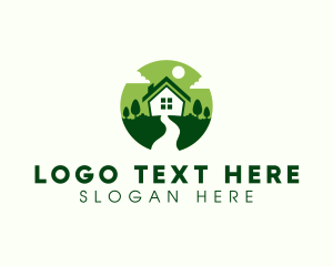 Plant - Realty House Landscaping logo design