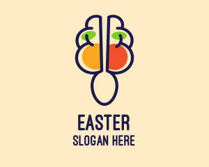Healthy Diet - Brain Food Restaurant logo design