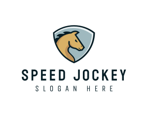 Jockey - Equestrian Horse Riding logo design