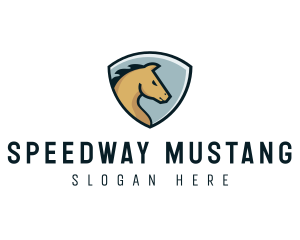 Mustang - Equestrian Horse Riding logo design