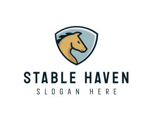 Riding - Equestrian Horse Riding logo design