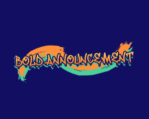 Announcement - Underground Graffiti Wordmark logo design