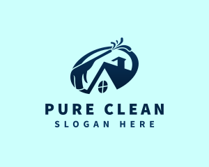 Home Pressure Wash Cleaning logo design