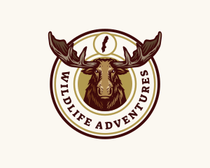 Sweden Wild Moose logo design