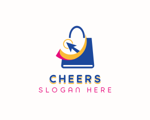 Shopping Bag - Online Shopping Sale logo design
