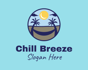 Beach Hammock Trees  logo design