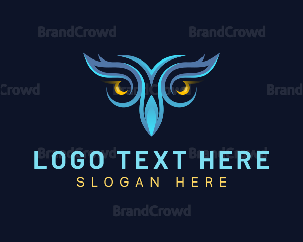Night Bird Owl Logo