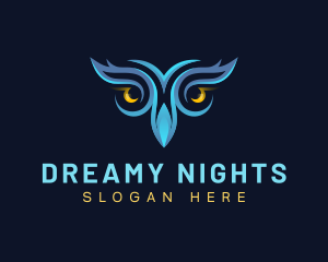 Night Bird Owl logo design