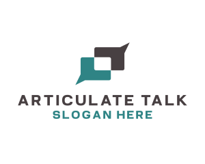 Speech - Talk Chat Social logo design