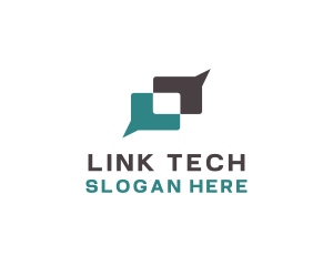 Connectivity - Talk Chat Social logo design