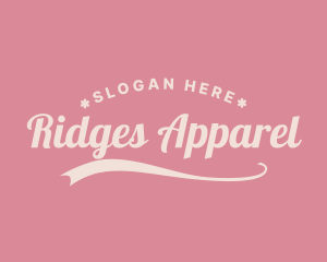 Feminine Apparel Business logo design