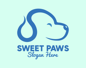 Cute - Cute Blue Puppy Dog logo design