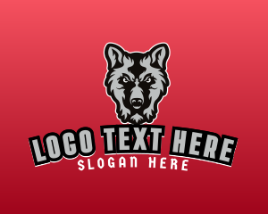 Wild Dog - Wild Wolf Character logo design