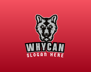 Wild Wolf Character Logo