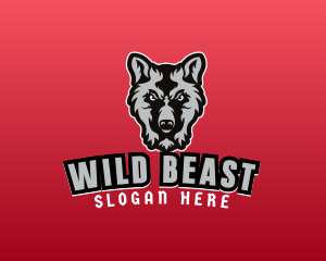 Wild Wolf Character logo design