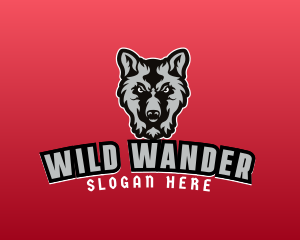 Wild Wolf Character logo design