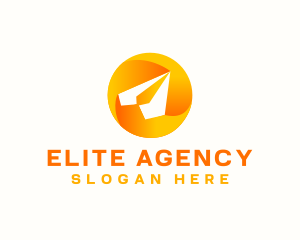 Plane Aviation Agency logo design