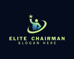 Chairman - Great Leader Management logo design