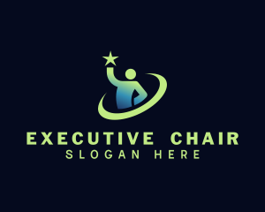 Chairman - Great Leader Management logo design