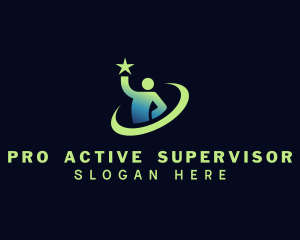 Supervisor - Great Leader Management logo design