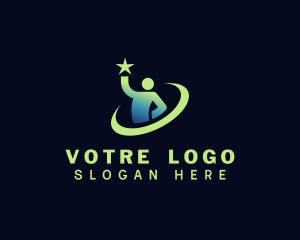 Swoosh - Great Leader Management logo design