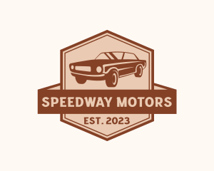 Retro Car Detailing logo design