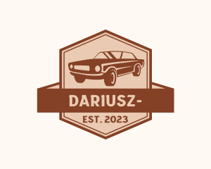 Roadster - Retro Car Detailing logo design