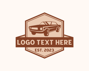 Retro Car Detailing Logo