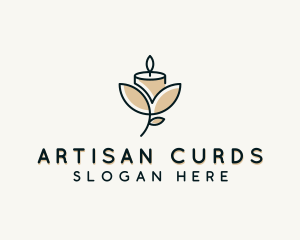 Wellness Candle Decor logo design