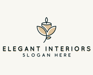 Wellness Candle Decor logo design