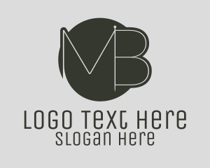 Vector - M & B Needle logo design