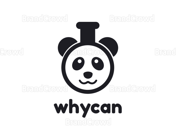 Panda Test Tube Logo