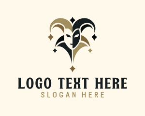 Theater - Carnival Jester Theater logo design