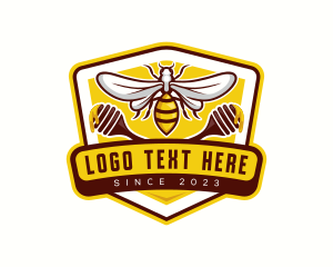 Minimalist - Organic Bumblebee Honey logo design