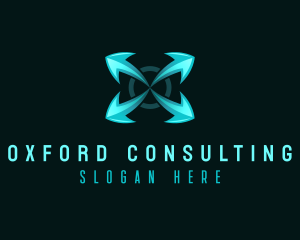 Arrow Networking Consultant logo design