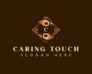 Elegant Hands Wellness logo design